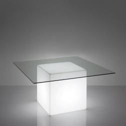Стол пластиковый светящийся Square Lighting