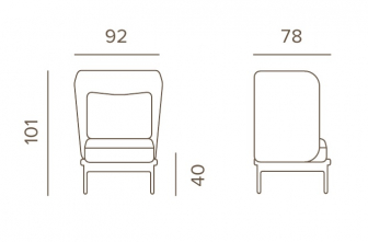 Кресло лаунж плетеное с подушками-thumbs-Фото3