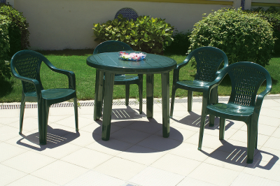 Стол пластиковый обеденный Siesta Garden Tables пластик зеленый Фото 3