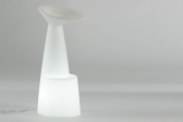 Табурет пластиковый барный светящийся Voila Lighting