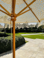 Зонт профессиональный Ø2.5 м Scolaro Palladio Boho дерево ироко, полиэфирный шнур натуральный, слоновая кость Фото 12