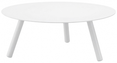 Столик металлический кофейный Grattoni Bahamas алюминий белый Фото 1