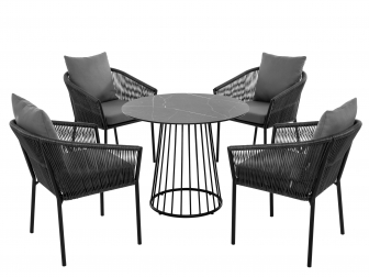 Кресло плетеное с подушками Patio