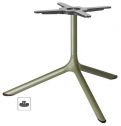 Столик ламинированный кофейный Scab Design Tripe Maxi сталь, компакт-ламинат HPL оливковый, кортен Фото 5