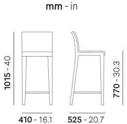 Стул деревянный барный мягкий-thumbs-Фото3