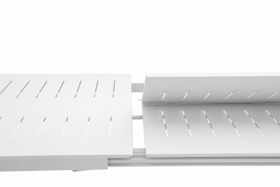 Стол металлический раздвижной Grattoni Panarea алюминий белый Фото 4