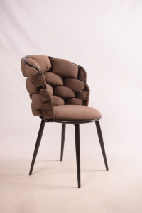 Кресло мягкое Pride Design Томас Гламур сталь, микровелюр Фото 9