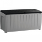 Сундук пластиковый Keter Novel Storage Box полипропилен серый, черный Фото 7