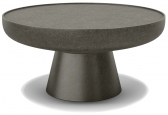 Столик кофейный каменный SNOC Pigalle M полистоун угольный Фото 1