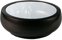 Столик пластиковый журнальный со стеклом Chubby Side Table Standard