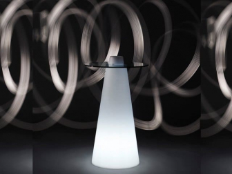 Стол пластиковый барный светящийся Peak Lighting