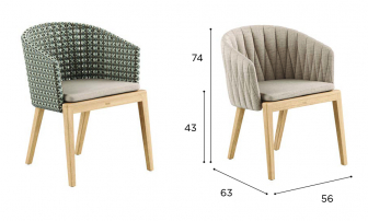 Кресло плетеное с подушкой-thumbs-Фото3