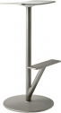 Табурет металлический барный Magis Sequoia сталь серый металлизированный Фото 1