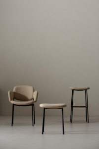 Кресло с обивкой Arrmet Macka сталь, ткань Фото 18