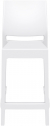 Стул пластиковый полубарный Siesta Contract Maya Bar 65 стеклопластик белый Фото 9