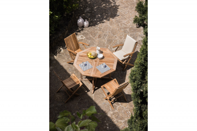 Стол деревянный складной Giardino Di Legno Savana Telemaco тик Фото 8
