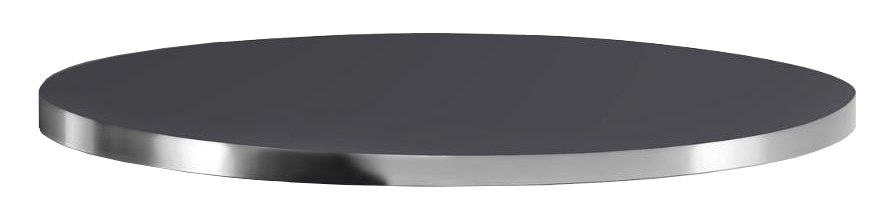 Столешница круглая Laminate Chromed Edge