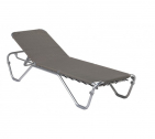 Шезлонг-лежак металлический Balliu Marina алюминий, текстилен Фото 6