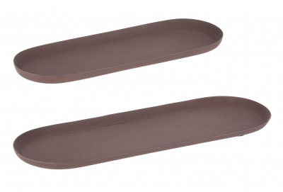 Комплект металлических подносов Garden Relax Silken металл коричневый Фото 1