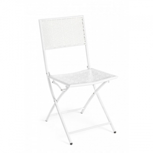 Стул металлический складной Garden Relax Wendy алюминий белый Фото 1