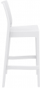 Стул пластиковый барный Siesta Contract Maya Bar 75 стеклопластик белый Фото 7