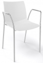 Кресло пластиковое Gaber Kanvas TB металл, технополимер белый Фото 1