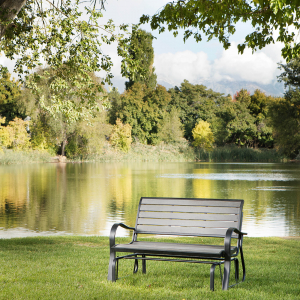 Скамья-качалка садовая Lifetime Lifetime сталь, полистирол антрацит Фото 8