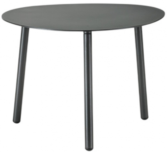 Столик металлический кофейный Grattoni Island алюминий антрацит Фото 1