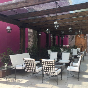 Столик стеклянный кофейный JANUS et Cie Amalfi сталь, стекло сланцевый, прозрачный Фото 8