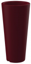 Кашпо пластиковое Arkema Tondo 86 полиэтилен рубиновый Фото 1