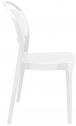 Стул пластиковый Siesta Contract Bo поликарбонат белый Фото 11