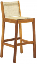 Стул деревянный барный Tagliamento Mindos Textilene ироко, текстилен Фото 6