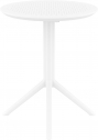 Стол пластиковый складной Siesta Contract Sky Folding Table 60 сталь, пластик белый Фото 11