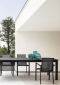 Стол металлический обеденный раздвижной Garden Relax Konnor алюминий антрацит Фото 10