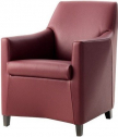 Кресло с обивкой Профдиван Премиум  дерево, ткань бордовый Фото 1