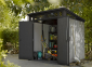 Сарай из ДПК Keter Artisan 7x7 древесно-пластиковый композит серый Фото 4