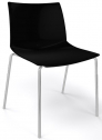 Стул пластиковый Gaber Kanvas 2 NA металл, технополимер черный Фото 1
