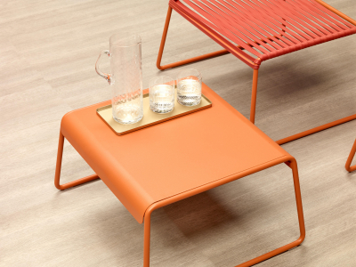 Столик кофейный Scab Design Lisa Lounge Side Table сталь, металл терракотовый Фото 4