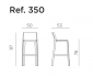 Стул пластиковый барный Nardi Trill Stool стеклопластик табак Фото 2