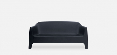 Диван пластиковый Vondom Solid Basic полипропилен черный Фото 4