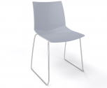 Стул пластиковый Gaber Kanvas S сталь, технополимер жемчужно-серый Фото 1