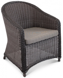 Кресло плетеное с подушкой-thumbs-Фото1