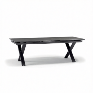 Стол металлический раздвижной Grattoni Salina алюминий антрацит, темно-серый Фото 4