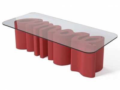 Стол пластиковый кофейный SLIDE Amore Table Standard полиэтилен, закаленное стекло Фото 11