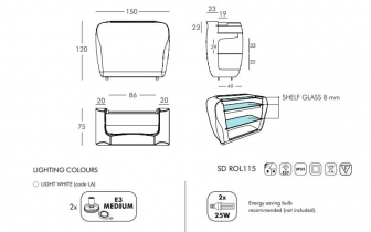Стойка пластиковая барная светящаяся на колесах-thumbs-Фото3