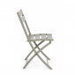 Стул металлический складной Garden Relax Mistral алюминий серый Фото 3