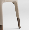 Стул для ресторанов PEDRALI Ester сталь, искусственная кожа матовая бронза, бежевый Фото 7