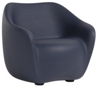 Кресло пластиковое SLIDE Reborn Standard полиэтилен темно-синий Фото 1