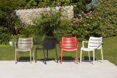 Кресло пластиковое SCAB GIARDINO Sunset технополимер, стекловолокно лен Фото 11