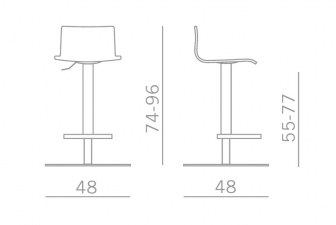 Стул барный с обивкой-thumbs-Фото3